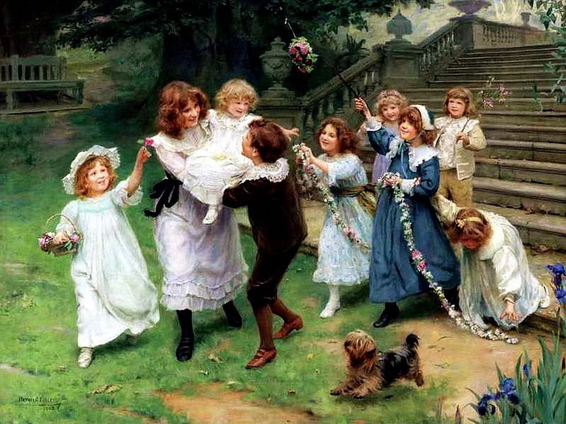 1860-Arthur John Elsley - Canti di primavera